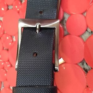 Nordstrom men's Black leather belt size 36